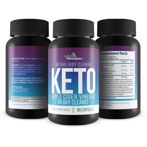 3X Keto Apple Cider Vinegar 90 Day Cleanse - Promote Health & Wellness - Flush Waste Generic Au supplements
