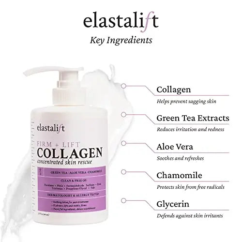 Elastalift Collagen Cream Skin Care Face Lotion & Body Lotion For Dry Skin | Skin Tightening Elastalift Au supplements
