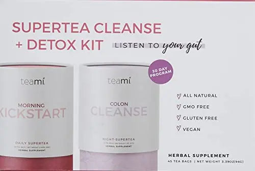 Teami 30-Day Teatox Kit - All Natural Colon Cleanse and Detox Tea - Morning Kickstart Teami Au supplements