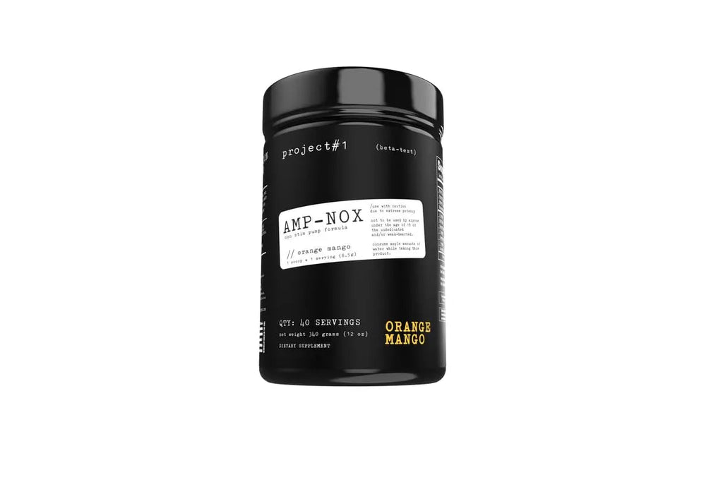 Project #1 AMP-NOX: Pre & Post Workout Powder to Boost Focus & Pump | Energizing Project #1 Au supplements