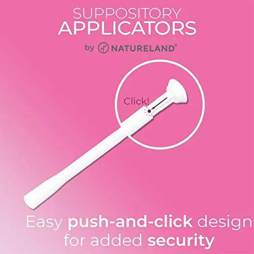 Natureland [20/40 Pack Vaginal Suppository Applicators for Women,Soft Tip Auxiliary Tool for Pills Natureland Au supplements