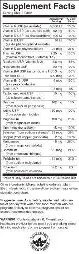 Swanson Century Formula Multivitamin Without Iron 130 Tabs Swanson Au supplements