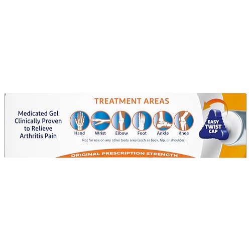 Voltaren Arthritis Pain Gel for Powerful Topical Arthritis Pain Relief with Diclofenac - NEW Easy Open Cap - 100 g x 2 Voltaren Au supplements