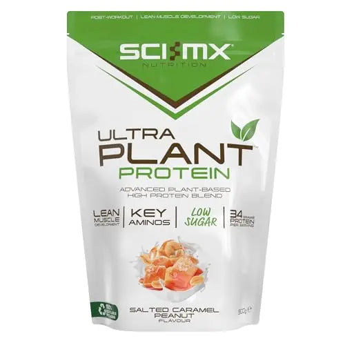 SCI-MX Ultra Plant - Salted Caramel Peanut Flavour Vegan Protein Powder Blend + Vitamin B Complex SCI-MX Au supplements