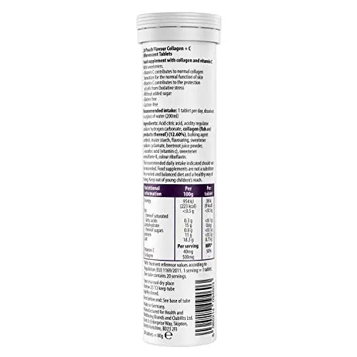 Collagen Effervescent - Marine Collagen & Vitamin C (2 Tubes) Beauty & Co Au supplements