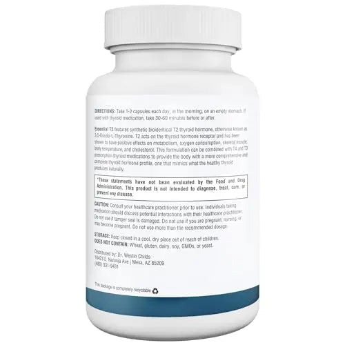 Dr. Westin Childs Essential T2 - Bio-Identical 3,5 Diiodo-l-thyronine Dr. Westin Childs Au supplements