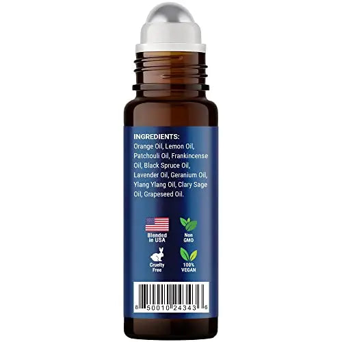 Stress Ease Essential Oil Roll On Blend 10ml - Natural Stress Relief Essential Oils Roll Nexon Botanics Au supplements