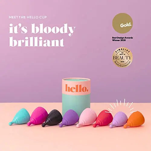 The Hello Cup Extra Small Menstrual Cup, BPA Free, Reusable, Hypoallergenic, Recyclable THE HELLO CUP Au supplements