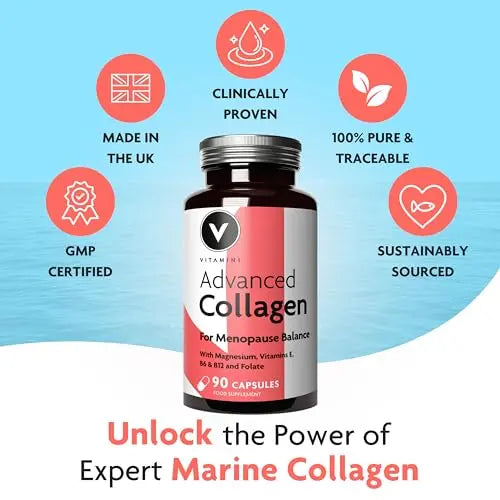 Premium Advanced Collagen Capsules for Menopause and Perimenopause – Collagen V Vitamini Au supplements