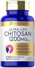 Carlyle Chitosan Supplement 1200mg | 120 Quick Release Capsules | Non-GMO Carlyle Au supplements
