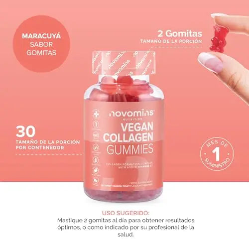 Vegan Collagen Gummies – Advanced Superfood Blend – Vegan Collagen Alternative for Women and Men – Infused with Vitamin C novomins Au supplements