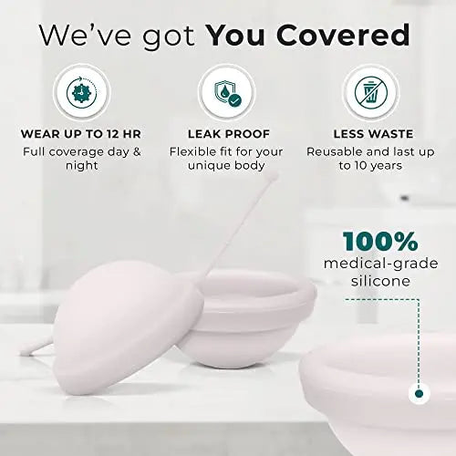 EcoBlossom Reusable Menstrual Disc with Removal String - The Most Reliable Medical Grade Silicone EcoBlossom Au supplements