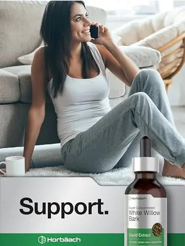 White Willow Bark Extract | 2 fl oz | Alcohol Free Liquid Tincture | Super Concentrated Horbäach Au supplements