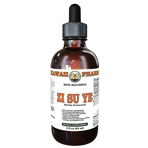 HawaiiPharm Zi Su Ye Alcohol-Free Liquid Extract, Zi Su Ye (Perilla Frutescens) Dried Leaf HawaiiPharm Au supplements