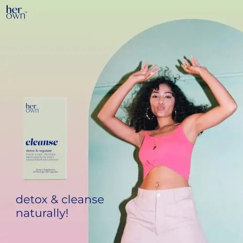 her own Cleanse, Gentle Detox, Supports Healthy Gut, Ocean Algae Cleanse, Prebiotic/Probiotic Blend her own Au supplements