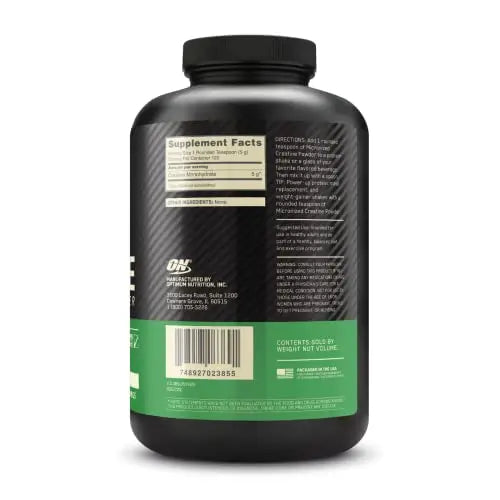 Optimum Nutrition Micronized Creatine Monohydrate Powder, Unflavored, Keto Friendly Optimum Nutrition Au supplements
