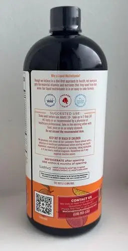 MaryRuth's Liquid Multivitamin+Hair Growth | Clinically Tested for Thicker Hair & Facial Wrinkles in Women | Biotin 10000mcg | Lustriva Hair Growth Supplement | MaryRuth Organics Au supplements