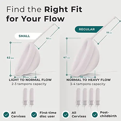 EcoBlossom Reusable Menstrual Disc with Removal String - The Most Reliable Medical Grade Silicone EcoBlossom Au supplements
