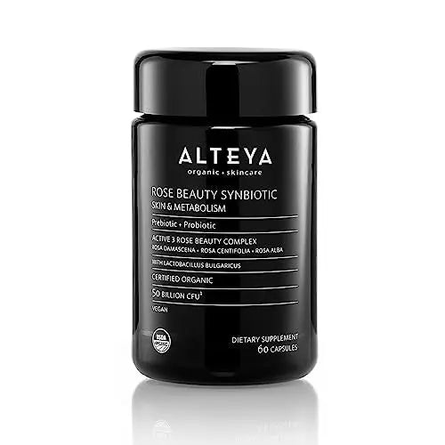 Alteya Organics Beauty Prebiotics + Probiotics and Rose Extracts, Skin Beauty from Within Supplement Alteya Organics Au supplements