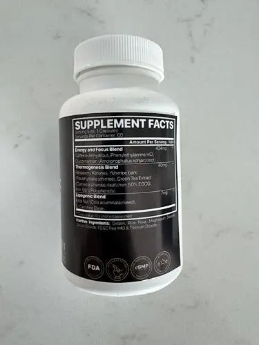 VITALUX || Premium Thermogenic Energy Burn || Metabolism Support, Boost Energy Levels EPN Supplements Au supplements