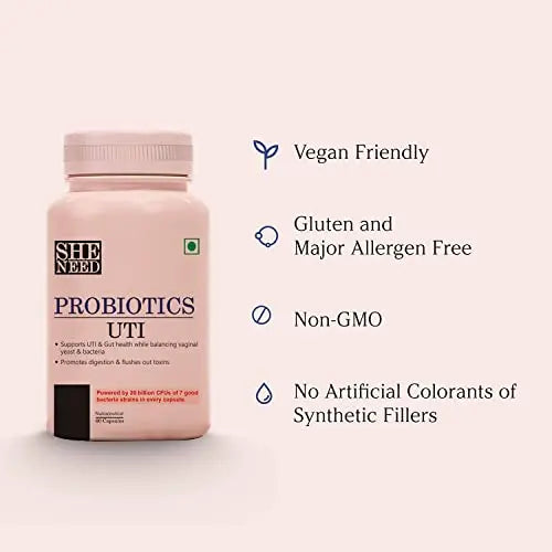 Vishopy, Track UTI PROBIOTICS Supplement for Men Women – 20 Billion CFUs with 7 Strains Vishopy Au supplements