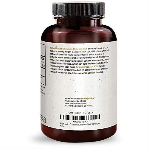 Futurebiotics CLA 3000 Extra High Potency - Non-Stimulating Conjugated Linoleic Acid Futurebiotics Au supplements