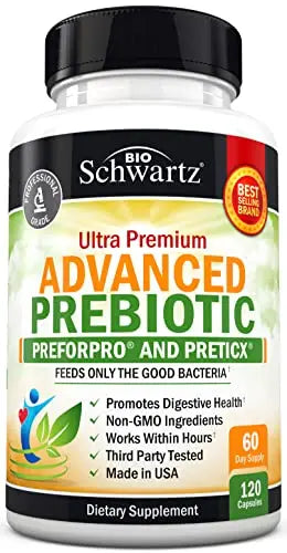 Prebiotics for Advanced Gut Health - Immune System Support & Dietary Fiber BioSchwartz Au supplements