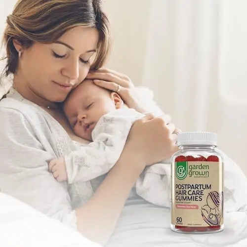 Womens Postpartum Hair Loss Gummies - Formuated for Postnatal Hair Care, Growth Garden Grown Essentials Au supplements