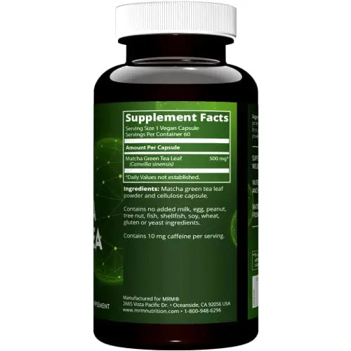 MRM Matcha Green Tea Capsules 60 Servings MRM Au supplements