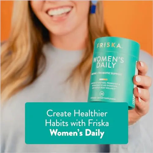 FRISKA Women’s Daily Digestive Enzyme and Probiotics Supplement, Advanced FR!SKA Au supplements