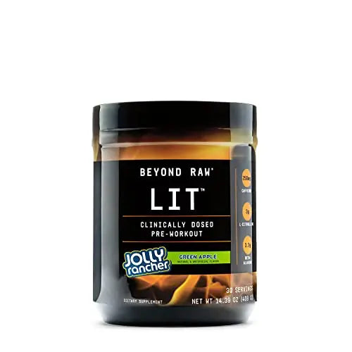BEYOND RAW LIT | Clinically Dosed Pre-Workout Powder | Contains Caffeine, L-Citruline BEYOND RAW Au supplements