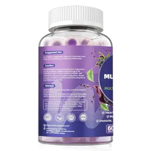 Multivitamin for Men, Mens Multivitamins Gummies w/Omega-3, Probiotics, Inositol, Folate, Biotin, Zinc, Vitamins A, C, D, E, B Migcopat Au supplements