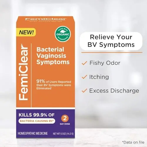 FemiClear (BV) Symptoms - Vaginal Ointment for Fishy Odor, Excess Discharge, Itching & Discomfort FemiClear Au supplements