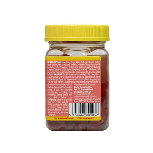 Collagen Peptides CoQ10 Vitamin Gummies. Vitamins A C Supplement, Biotin. Supports Collegen SOLV Au supplements