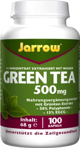 Jarrow Formulas Green Tea 500 mg - 100 Veggie Capsules - Antioxidant Support Jarrow Formulas Au supplements