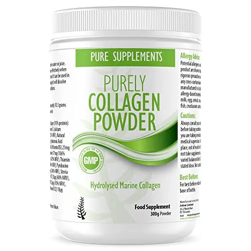 Collagen Powder Marine Supplement | Hydrolyzed Protein peptides with Hyaluronic Acid Vitamin C Biotin etc for Women Men Pure Food Supplements Au supplements