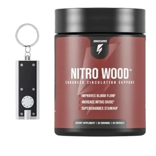 Choi Moid Bundle LED Light Key Chain + Nitro Wood Enhanced Circulation Nitric Oxide Generic Au supplements