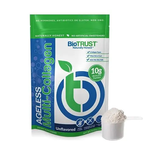BioTrust Ageless Multi Collagen Peptides Powder – 5 Types (I, II, III, V, X) – Hydrolyzed BioTrust Au supplements