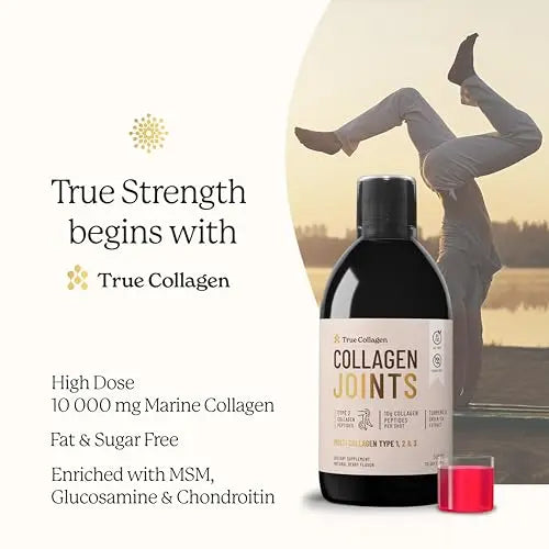 True Collagen Joint Peptides - Pack of 500ml, Berry Flavour | Dietary Supplements with Turmeric & Green Tea Extract True Collagen Au supplements