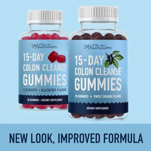 15 Day Colon Cleanse & Detox Gummies | Occasional Constipation & Bloating Relief SMNutrition Au supplements
