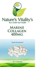 Nature's Vitality's Marine Collagen Capsules 400mg 180 Capsules 6 Months Supply Suitable Nature's Vitality's Au supplements