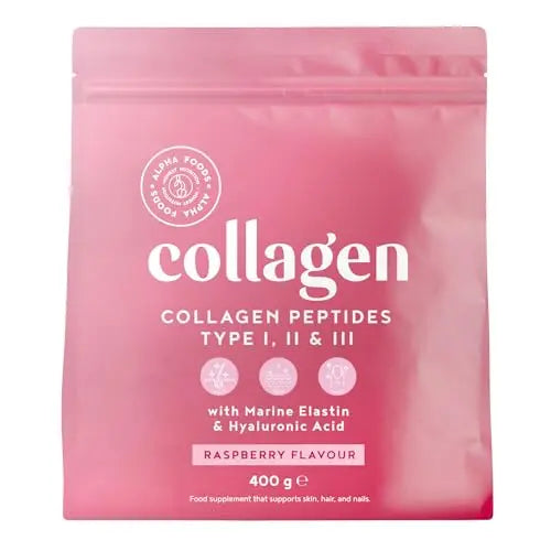 Collagen Powder with Hyaluronic Acid 400g - Premium Bovine Collagen Type I, II, III Alpha Foods Au supplements