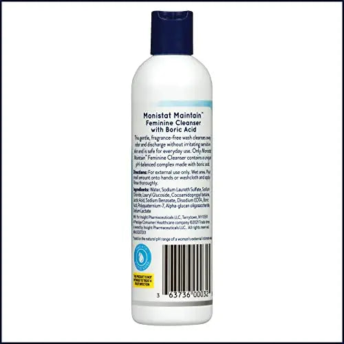 Monistat Boric Acid Feminine Cleanser, Fragrance Free Feminine Wash, 10 Fl Monistat Au supplements