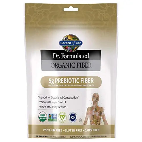 Garden of Life Dr Formulated Organic Fiber Supplement Powder Unflavored, Sugar Free Garden of Life Au supplements