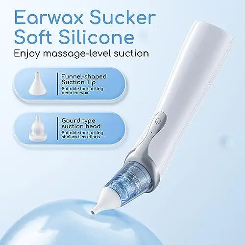 Ear Vacuum Wax Remover, Ear Wax Removal with 8 Pcs Ear Pick, Ear Wax Girug Au supplements