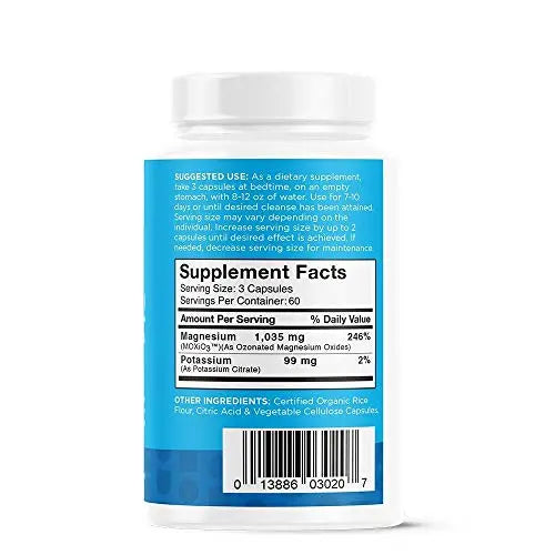 nbpure Mag O7 Oxygen Digestive System Cleanser Capsules, 180 Count nbpure Au supplements