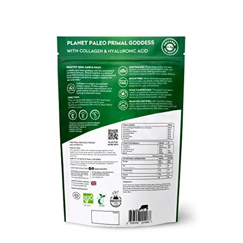 Planet Paleo Primal Goddess -Pure Collagen with Hyaluronic Acid and Zinc (210g, 35 Servings) Planet Paleo Au supplements