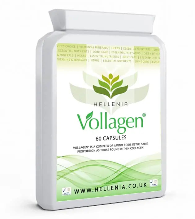 Hellenia Vollagen 500mg - 60 Capsules - Vegan Collagen Hellenia Au supplements