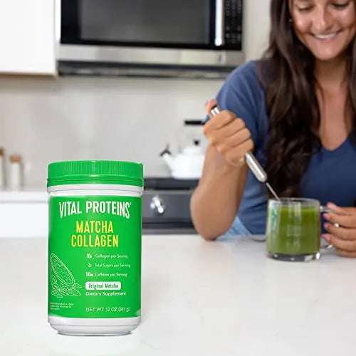 Vital Proteins Matcha Collagen Peptides Powder Supplement, L-theanine & Caffeine, Matcha Green Tea VITAL PROTEINS Au supplements